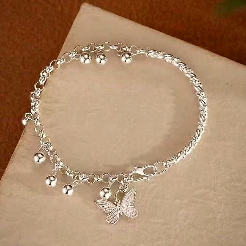 Silver-Tone Emerald Green Crystal Floral Vine  - Product Image
